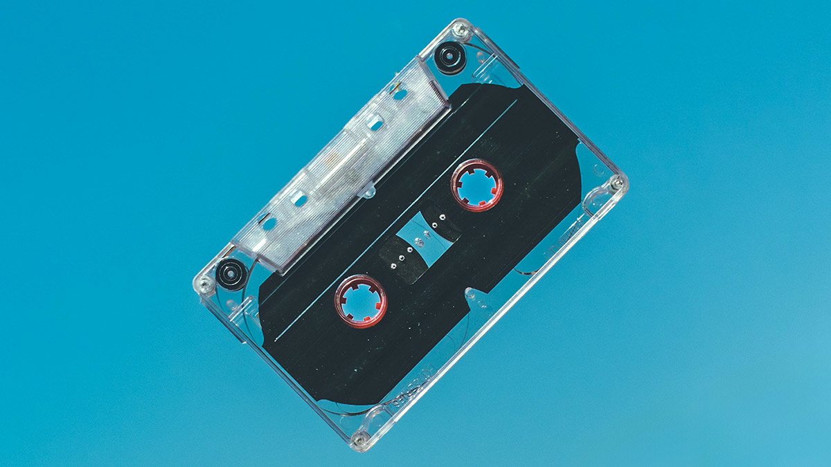 Audio cassette template
